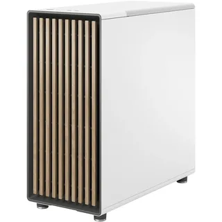 Fractal Design North Chalk White TG Clear