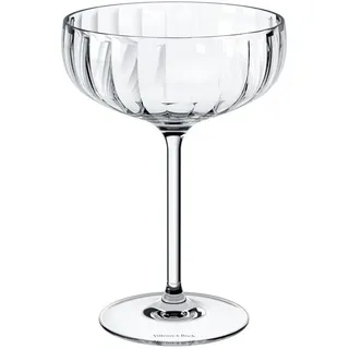 Villeroy & Boch Champagner-Set Rose Garden, Klar, Glas, 4-teilig, 11.5x16.6x11.5 cm, Essen & Trinken, Gläser, Champagner- & Sektgläser