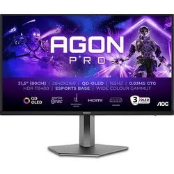 AOC AG326UD 31,5 Zoll OLED 4K Gaming Monitor 0,03 ms Reaktionszeit 165 Hz