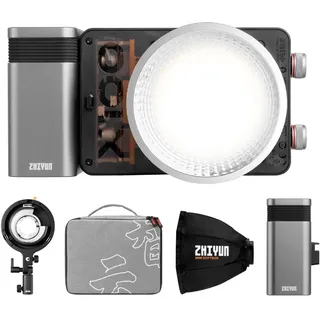 Zhiyun Molus X100 Pro LED Leuchte mit Softbox + Zubehör