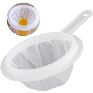 Feines Sieb, Haarsieb Sieb Küche, 100 Mesh Küchensieb Kunststoff, Kleines Passiersieb mit Griff, für Saft, Milch, Kaffee (100 mesh)