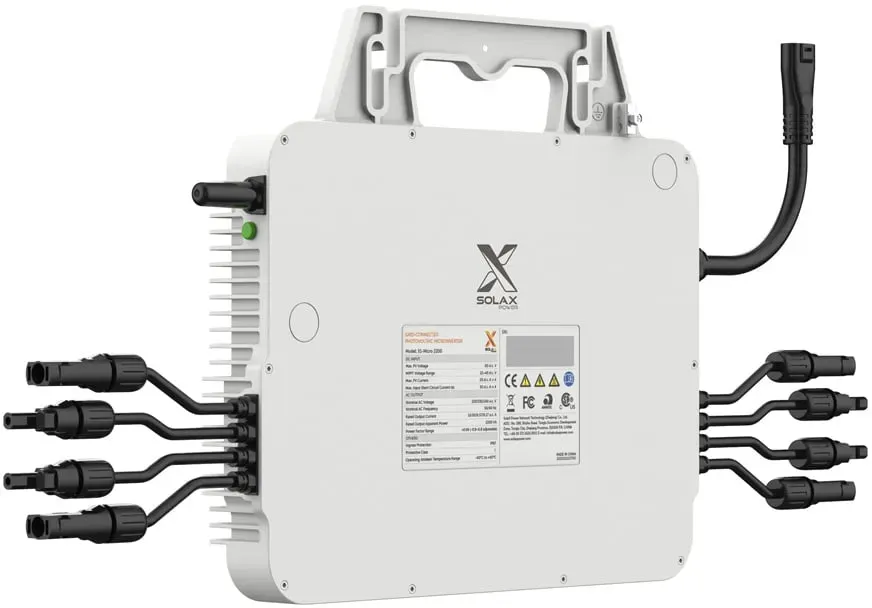 SolaX X1 Micro 1600W 4-in-1 Mikrowechselrichter 1-phasig Microinverter mit App Steuerung - 0% MwSt. (gemäß§12 Abs.3 UstG**)