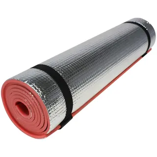 Campingmatte Alu Isomatte 180 x 50 cm rot Camping Matte Isoliert Iso Wandern
