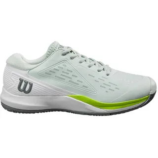 Wilson Damen Rush Pro Ace Clay Tennis Shoe, Opal Blue/White/Jasmine Green, 38 2/3 EU
