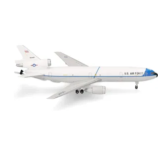 HERPA Modellflugzeug USAF Mcdonnell Douglas KC-10 Extender - 2nd BW, Barksdale AB (original delivery Colors) - 79-0433, Miniatur im Maßstab 1:500, Sammlerstück, Flugzeug Modell ohne Standfuß, Metall