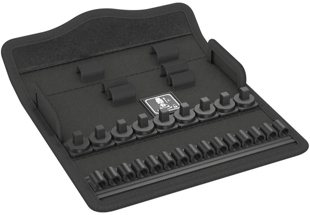 Wera 9496 Textile Box Zyklop Metal Push 1/4", leer - 05136542001