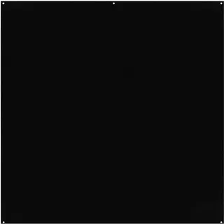 Westcott X-Drop Pro - Rich Black (8' x 8') Wrinkle-Resistant Backdrop, 2.4x2.4m,