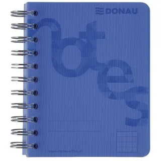 Donau Elektronik DONAU Collegeblock PP Cover - A6, kariert, blau