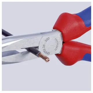 Knipex Flachrundzange mit Schneide 200 mm