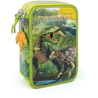 HaPe Dinos Art Federmäppchen mit 3 Fächern