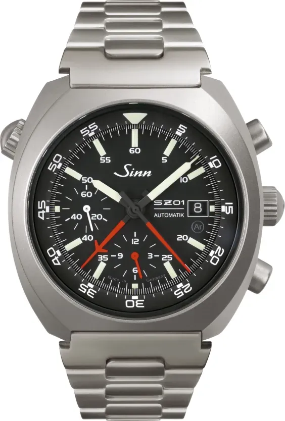 Sinn Instrumentelle Chronographen 140 St Der Weltraumchronograph" 140.020" - schwarz,Stahl - 44mm