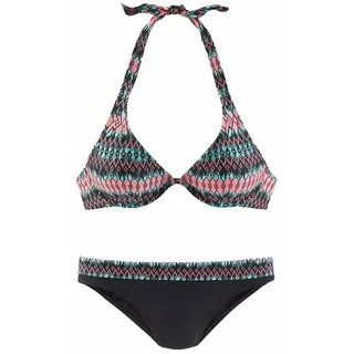 HOMEBOY Bügel-Bikini Damen Schwarz/Rosa 42 Cup E
