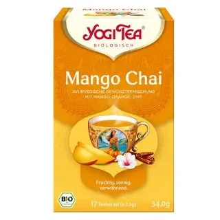 YogiTea Mango Chai Teebeutel 17 x 2 g