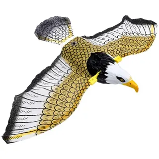 KENANLAN Vogelschreck Falke,Taubenschreck,Fliegender Greifvogel als Vogelscheuche,Vogel lebensgroß, Vogelabwehr, Hawk Bird Scare Drachen, Garden Flying Hawk Bird Scarer für Garden Yard Farm