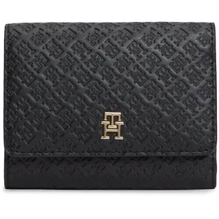 Tommy Hilfiger TH Icon Trifold Mono Geldbörse Damen schwarz