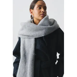 Gina Tricot - Soft chunky scarf - Schals & Halstücher - Grau - ONESIZE - Dame - Grau - ONESIZE