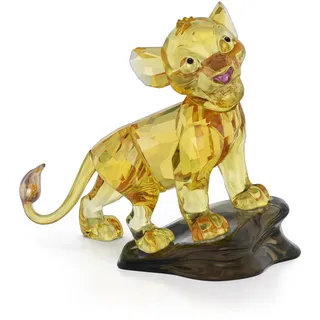 Swarovski The Lion King Simba, Fantasievolle Kristallfigur mit Strahlenden Kristallen
