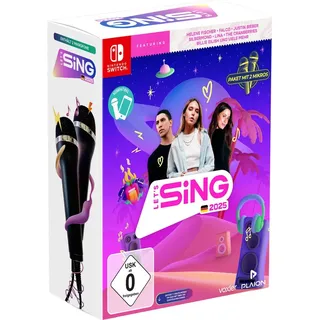 plaion Let's Sing 2025 + 2 Mics) Nintendo