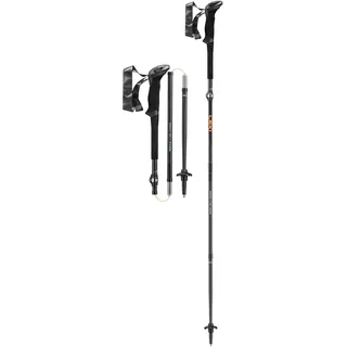 Leki Makalu FX.One Carbon Wanderstöcke, Black-naturalcarbon-orange, 125CM