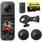 Insta360 X5 Motorcycle Bundle (30p, Bluetooth, GPS, WLAN), Action Cam, Schwarz