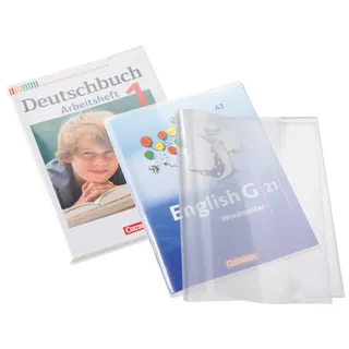 Herma Buchumschlag Workbook transparent DIN A4