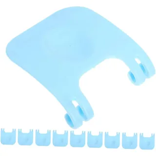 10er-pack Blaue Metall-käfigclips, Polypropylen-schlaufenclips, Verstärkte Befestigung Für Kaninchenkäfige, Hühnerställe Und Kleintiere, Praktisches Haustierzubehör