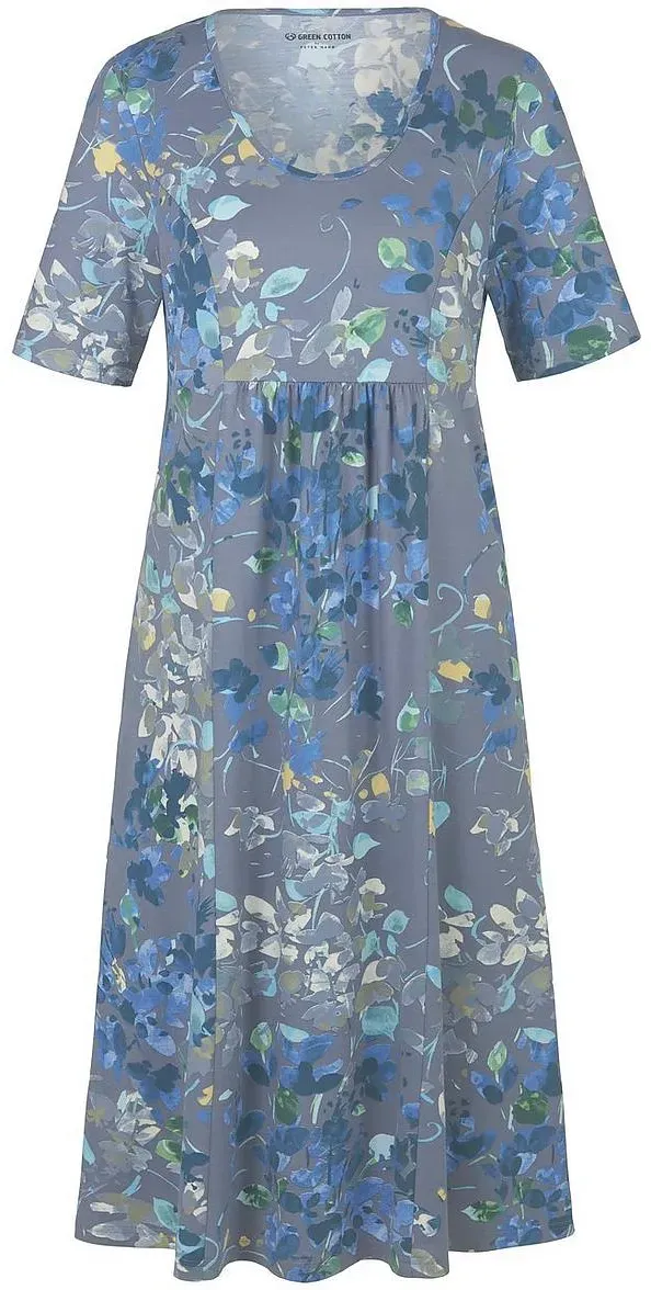 Jersey-Kleid Selma Green Cotton mehrfarbig, 48