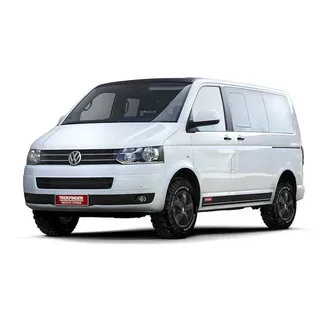 Höherlegungsfedernsatz TREKFINDER für VW Bus T6 Transporter mit 2WD ca. +30 mm - verstärkt - für Fahrzeuge mit permanent hohe Zuladung