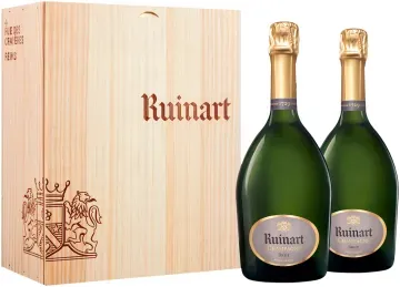 Champagner R de Ruinart Brut - Geschenkset 2 Fl.