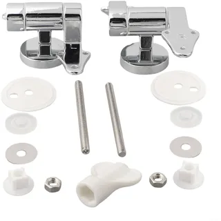 WC-Sitz-Scharniere Ersatz für Toilettendeckel Abziehbilder WC-Sitzbezug Scharnier Verbindungsstück Legierung Scharnier Halterungen für Toilettendeckel Abdeckung