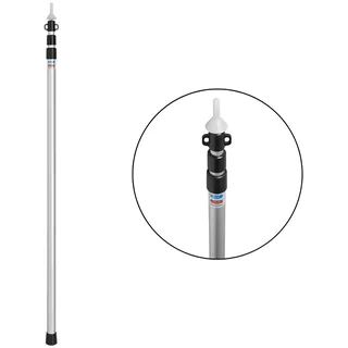 PRO PLUS Teleskopstange aus Aluminium 3-teilig – Verstellbar von 106 bis zu 280 cm Camping und Wohnmobile Zubehör – Auch als Klemmstange oder Tarpstange n