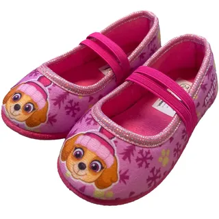 Leomil Paw Patrol Hausschuhe Mädchen Ballerina 25, Ideal für Kindergarten oder Zuhause, Rosa - 25 EU