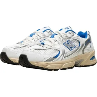 White/Silver Metallic/Blue 43