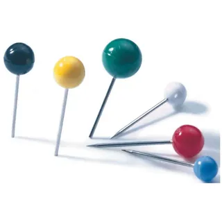 Alco Markierungsnadel 810 weiß 8mm, VE 20 Stück