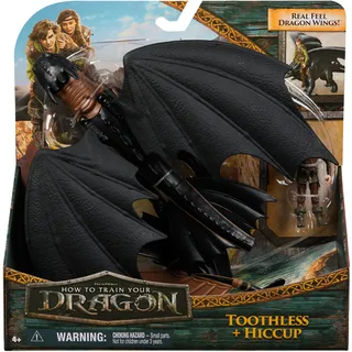 Spin Master Drachenzähmen leicht gemacht - Wikinger & Drachen Actionfiguren-Set, Ohnezahn & Hicks