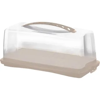 ROTHO Kuchentransportbox Rotho Kuchenbehälter Fresh meadow rose, Kunststoff