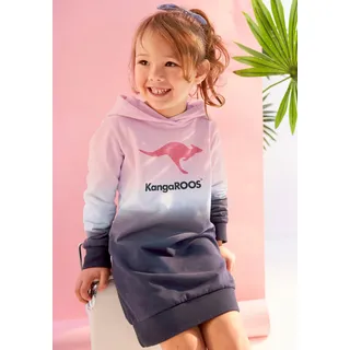 KangaROOS Sweatkleid in rosa-weiß-blau | Gr.: 116/122