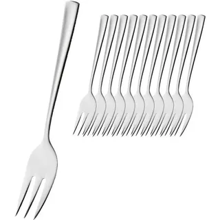 Esmeyer Kuchengabel Stockholm aus Edelstahl 18/10,poliert. Materialstärke 2.0mm, Silber