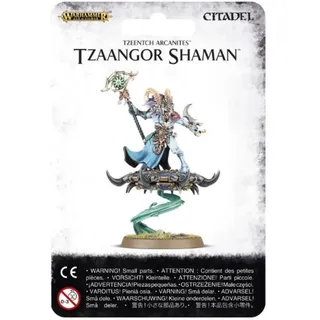 Warhammer Age of Sigmar Tzaangor Schaman, 16-teiliges Kunststoff-Set, für Spieler ab 12 Jahren, Citadel-Runde Basis 40 mm, unlackiert, Zusammenbau und Bemalung erforderlich