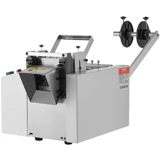 Vevor Automatischer Schrumpfschlauchschneider, Kabelrohrschneidemaschine mit 1–85 mm Schnittbreite, 0,1–99999,9 mm Länge, Rohrschneider für Schrumpfschläuche, Fiberglasrohre, Kabel, Wachsschläuche