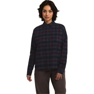 Jack Wolfskin Baja Flannel Shirt W check dark navy (T0003) L