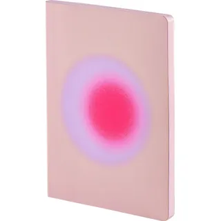 nuuna Notizbuch Colour Clash Trance Pink L Light