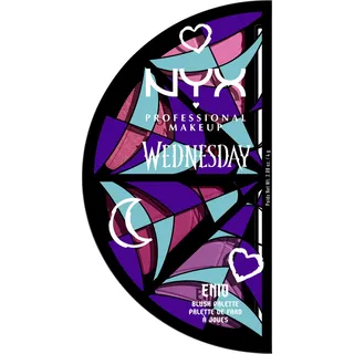NYX Professional Makeup Blushpalette Wednesday Stained Glass