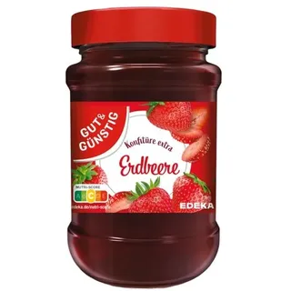 Gut & Günstig Konfitüre »extra Erdbeere« 450 g