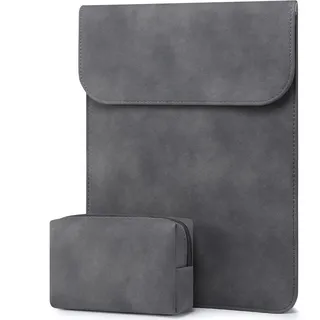 HYZUO 13 Zoll Laptophülle Tasche für MacBook Pro 13 M2 M1 2026-2016, MacBook Air 13 M5 A3449 M4 M3 M2 M1 2026-2018, 13" MacBook Neo 2026 A3404, 13" iPad Pro/Air, Surface Pro, XPS 13, Weltraum Grau