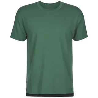CALIDA Kurzarmshirt DEEPSLEEPWEAR Balancing Herren (1-tlg) für sensible Haut, temperatur- und feuchtigkeitsregulierend grün S (46/48)
