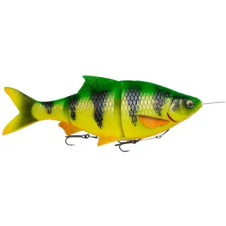 Savage Gear 4D Line Thru Roach - Gummifisch, Modell:Firetiger. 18cm. 80g Slow Sink