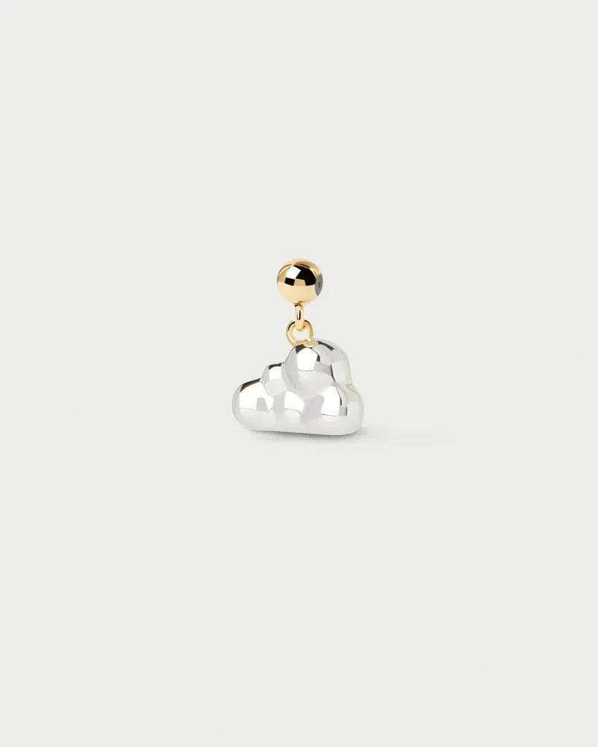 PD PAOLA - ANHÄNGER - CHARM - Wolke - gold silber