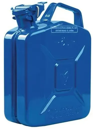 Valpro Kraftstoffkanister 5l Signalblau RAL 5005 Stahlbl.0,9mm L230xB120xH310mm