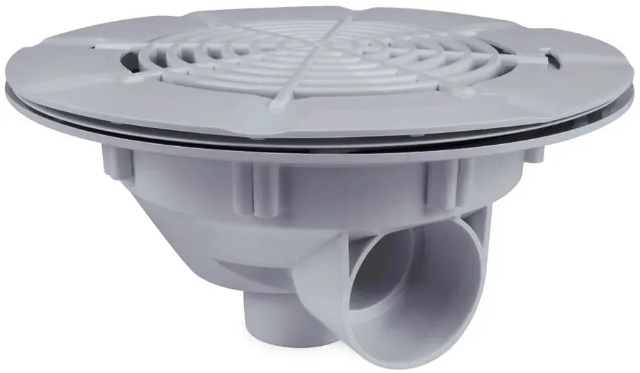 Bodenablauf Pool Premium, Ø 270 mm, BWT, hellgrau
